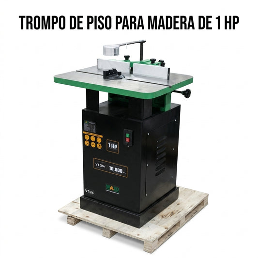 Wood Shaper (Trompo de Piso) — Portada Principal - Estudio Blanco | Generated by Modelize