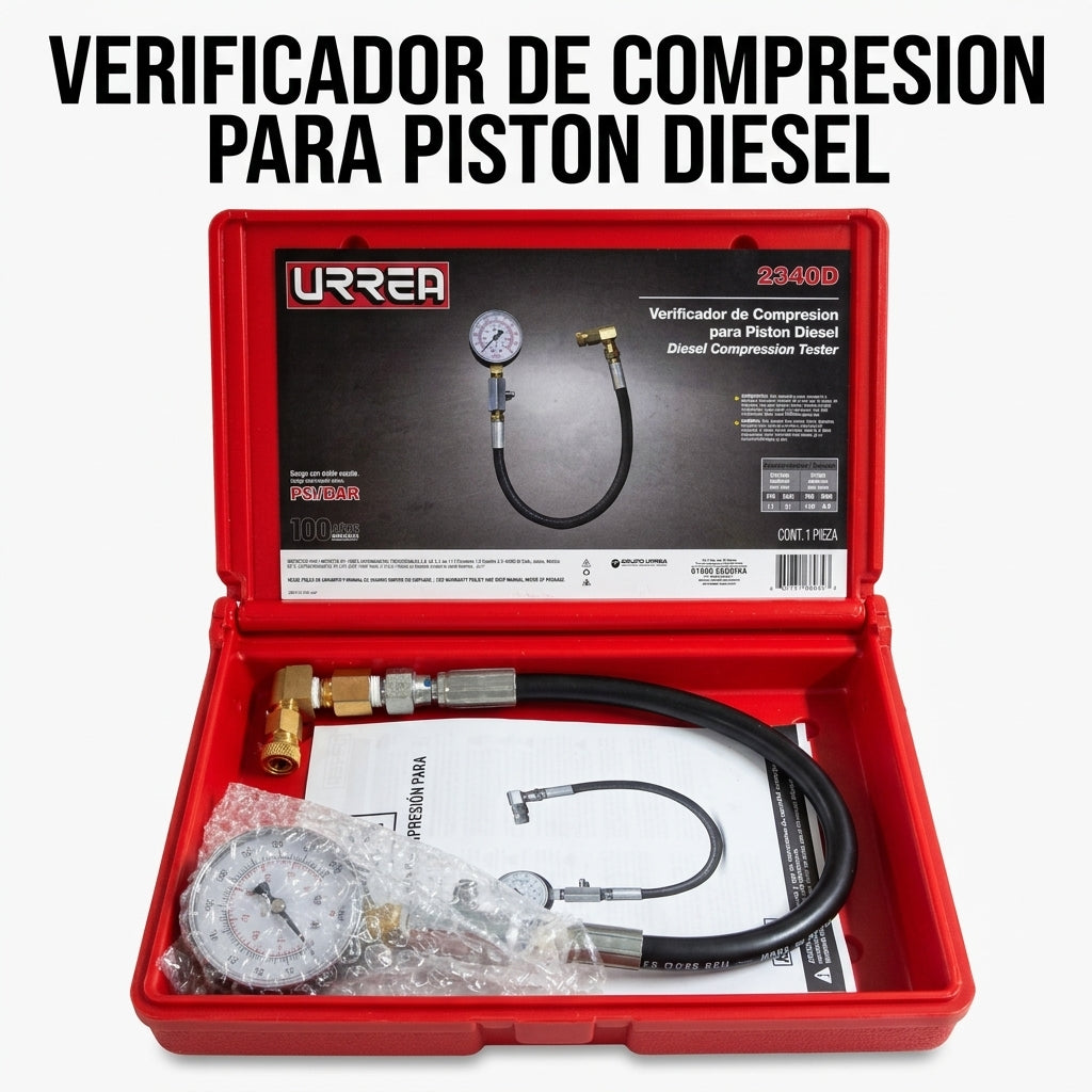 Diesel Compression Tester Kit — Portada Principal - Estudio Blanco | Generated by Modelize