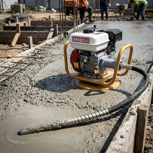 Gasoline concrete vibrator — Estilo de Vida - Producto en Uso | Generated by Modelize