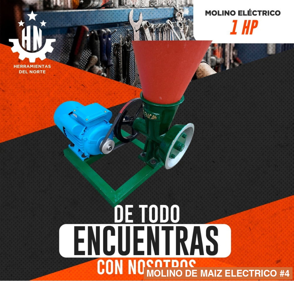 MOLINO DE MAIZ ELECTRICO #4