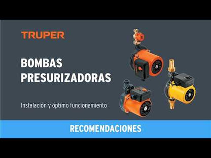 BOMBA PARA AGUA 1/3-HP TRUPER CON PRESURIZADOR