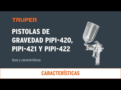 PISTOLA PARA PINTAR 50PSI GRAVEDAD PIPI-422 TRUPER