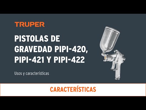 #804 PISTOLA PARA PINTAR 50PSI GRAVEDAD PIPI-422 TRUPER